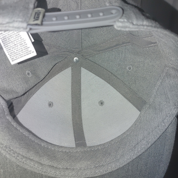 Vans Light Gray Snapback Hat/Cap OS NWOT - Picture 5 of 8